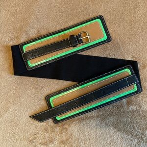 Color block belt